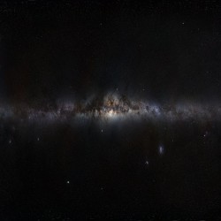 صورة بانورامية لمجرة درب التبانة