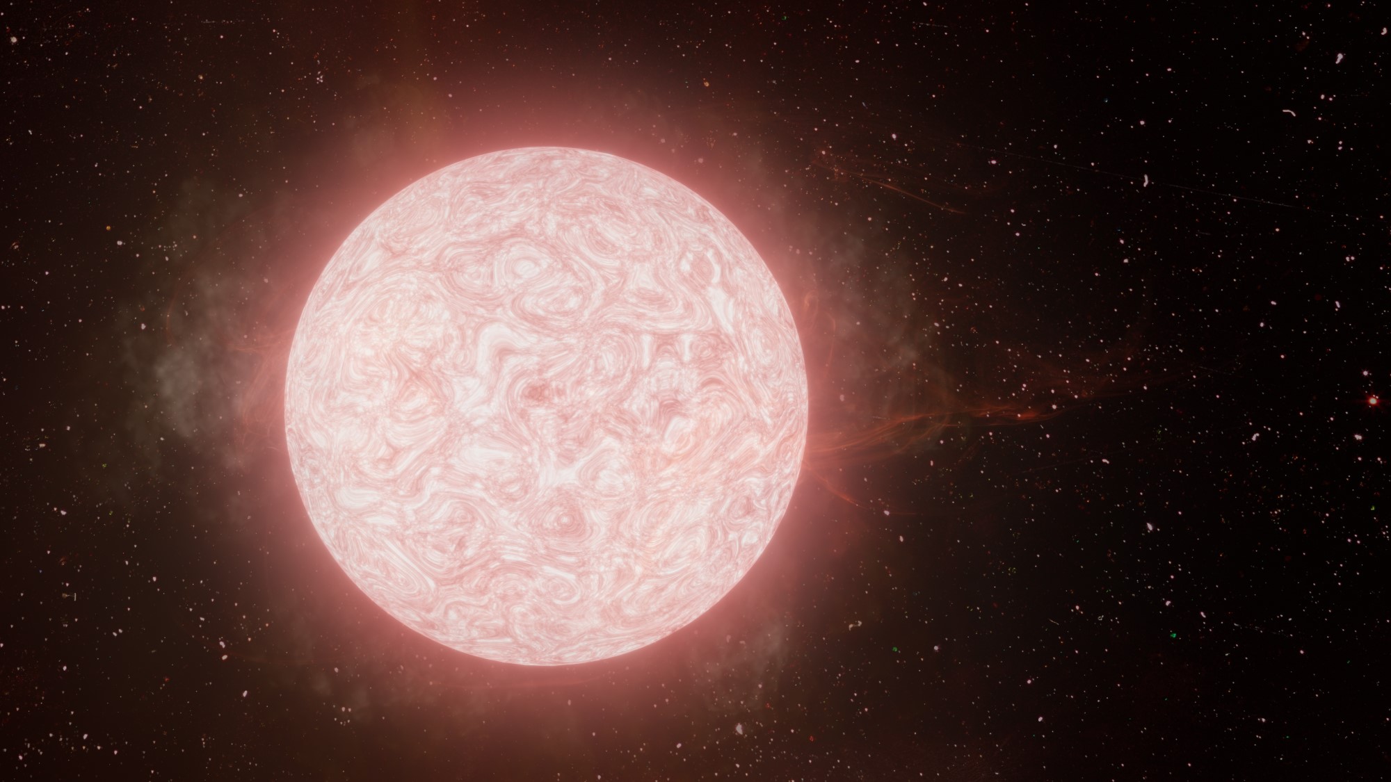 موت نجم: العلماءُ يرصدونَ نجماً عملاقاً أحمراً قبل أن ينفجرَ في سابقةٍ كونيَّة