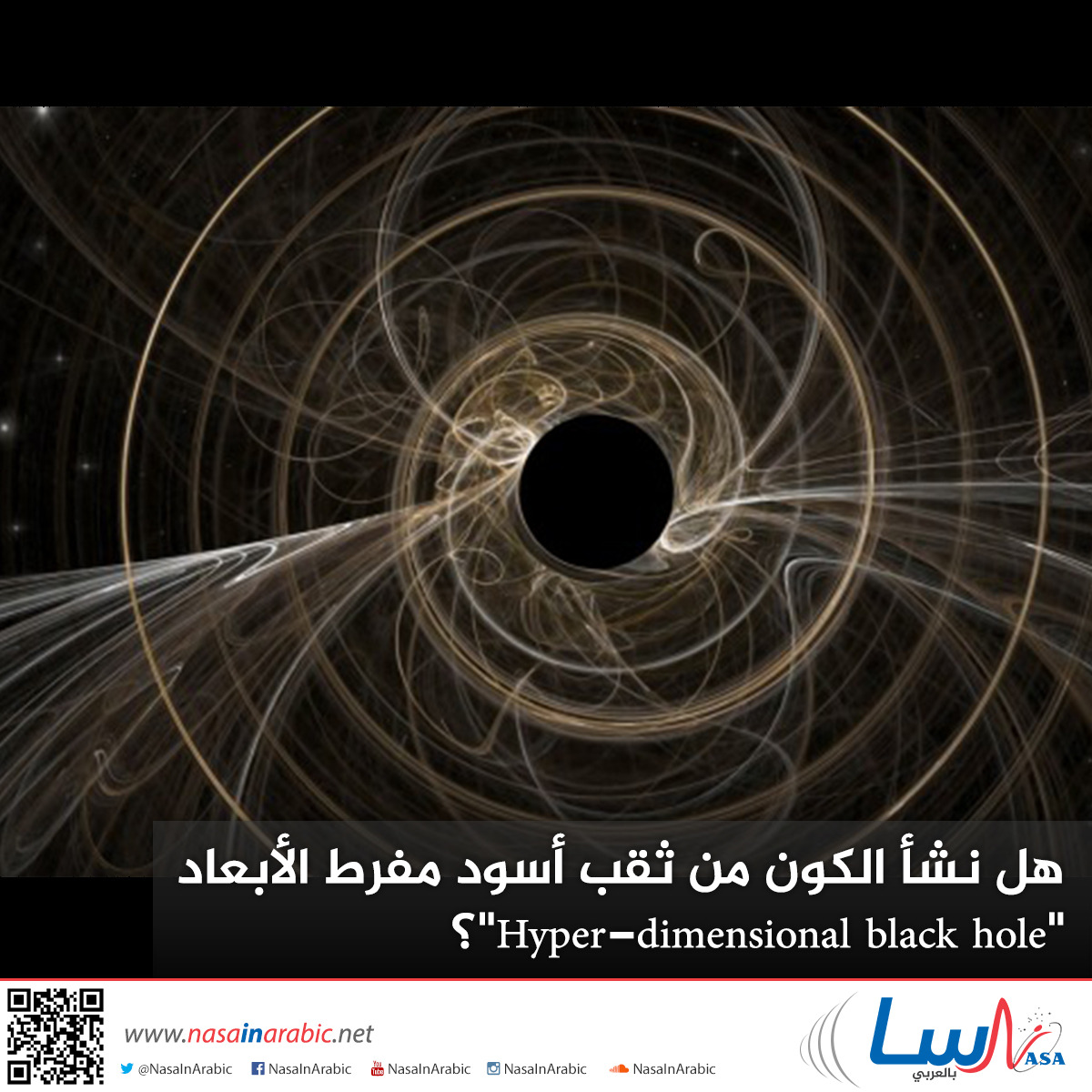 هل نشأ الكون من ثقب أسود مفرط الأبعاد 
