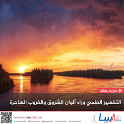 التفسير العلمي وراء ألوان الشروق والغروب الساحرة