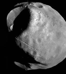 قمر المريخ فوبوس الحقوق: NASA
