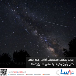 زخات شهاب النسريات هذا العام: متى وأين وكيف يتسنى لك رؤيتها؟
