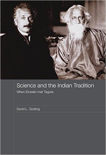 غلاف كتاب العلم والتقاليد الهندية: عندما قابل أينشتاين طاغور