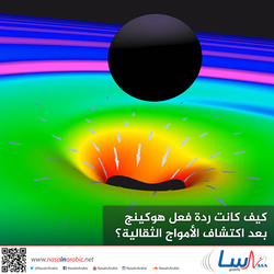 كيف كانت ردة فعل هوكينج بعد اكتشاف الأمواج الثقالية؟