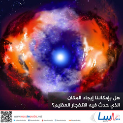 هل بإمكاننا إيجاد المكان الذي حدث فيه الانفجار العظيم؟