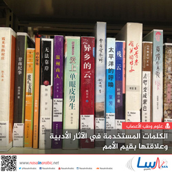 الكلمات المستخدمة في الآثار الأدبية وعلاقتها بقيم الأمم