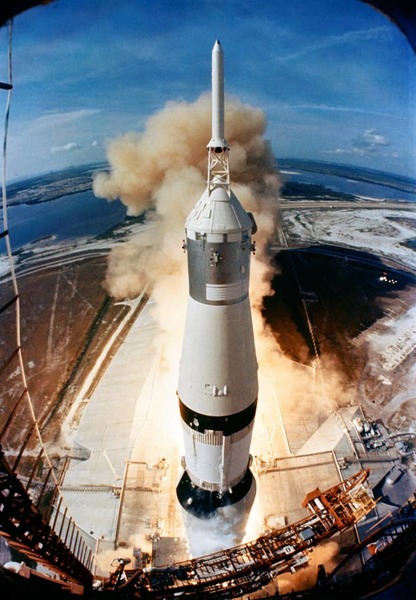 انطلاق مهمة أبولو 11. حقوق الصورة: ناسا