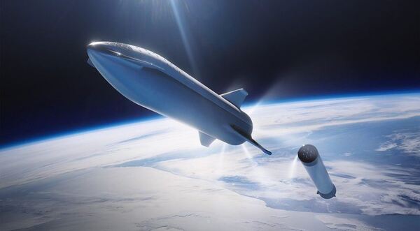 سوبرهيفي وستارشيب حقوق الصورة: SpaceX