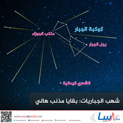 شهب الجباريات: بقايا مذنب هالي