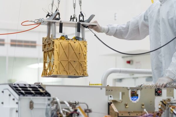 قام المهندسون بتركيب أداة موكسي على متن مركبة بيرسيفيرانس الجوالة في مارس 2019. حقوق الصورة: NASA/JPL-Caltech